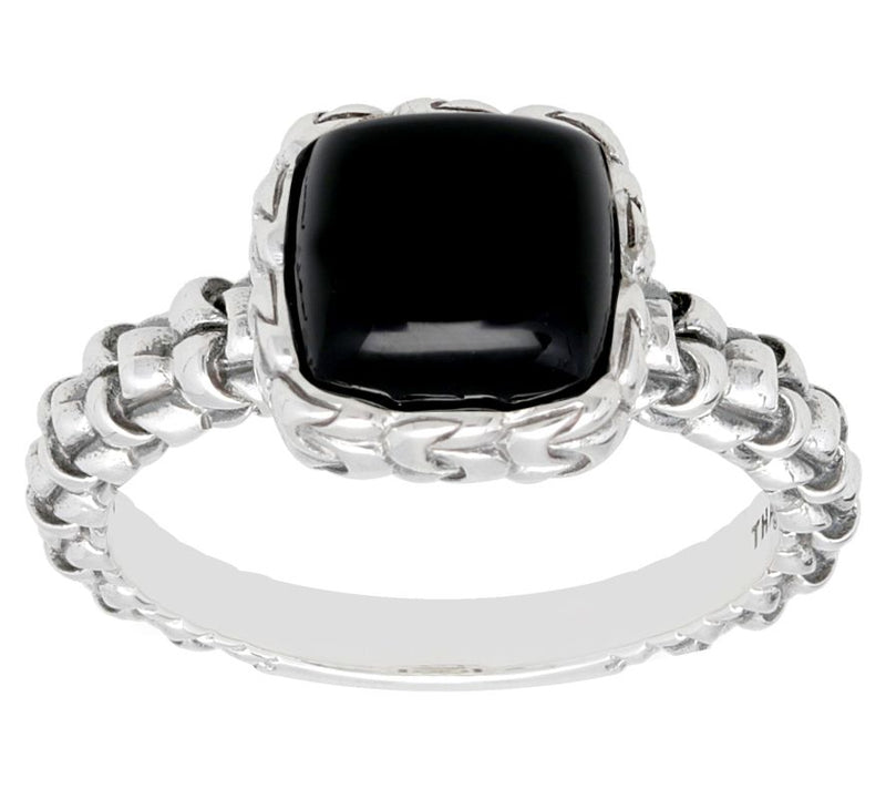 Tiffany Kay Stu dio Purl Knit T extured Gemston e Ring — Main view