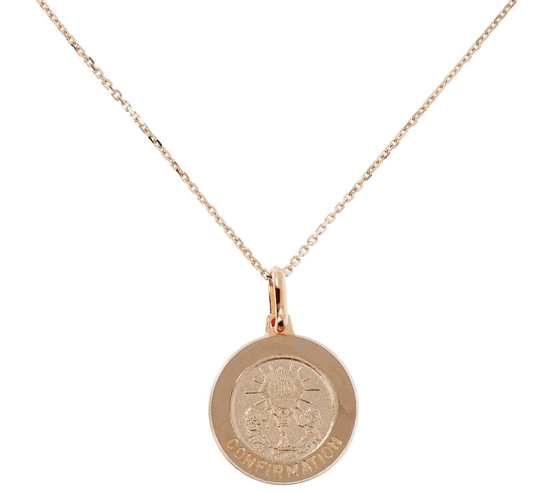 Veronese 18K Clad Confirmation Pendant with 18"Chain — View 3