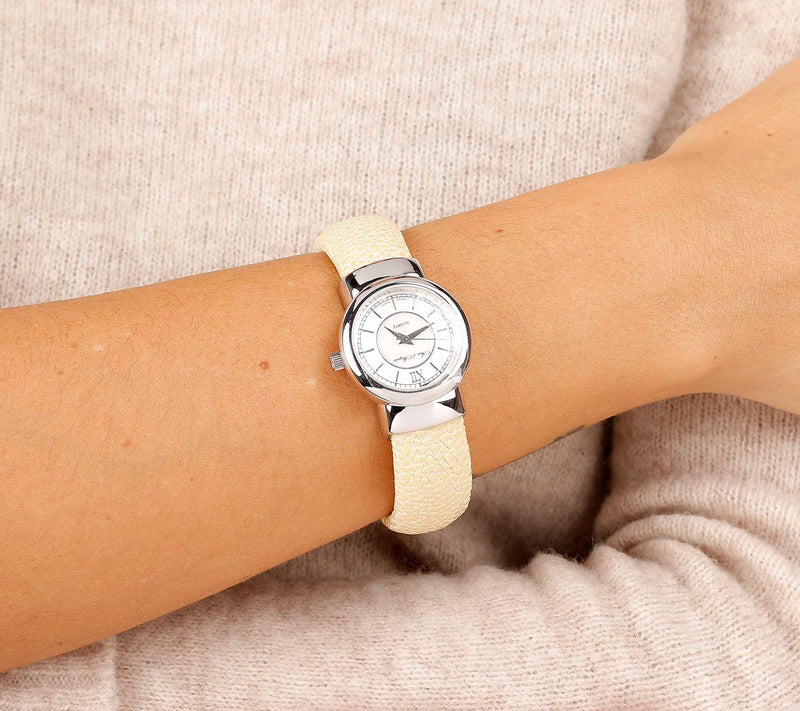 Arte D' Argento Sterling Stingray Cuff Watch — View 8