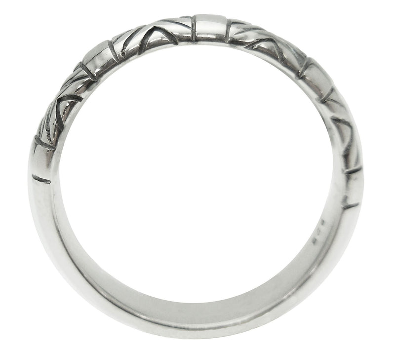 Sterling Textured Band Ring — View 2