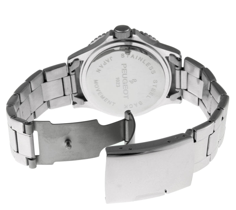 Peugeot Men's Stainless Steel Bracelet Watch — View 9