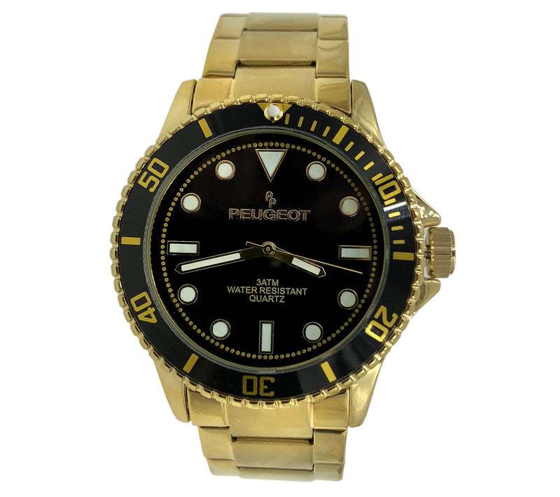 Peugeot Men's Stainless Steel Bracelet Watch — View 5