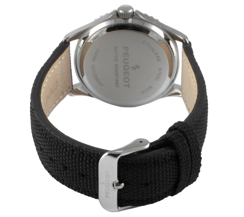 Peugeot Men's Sport Watch with Canvas Band — View 12