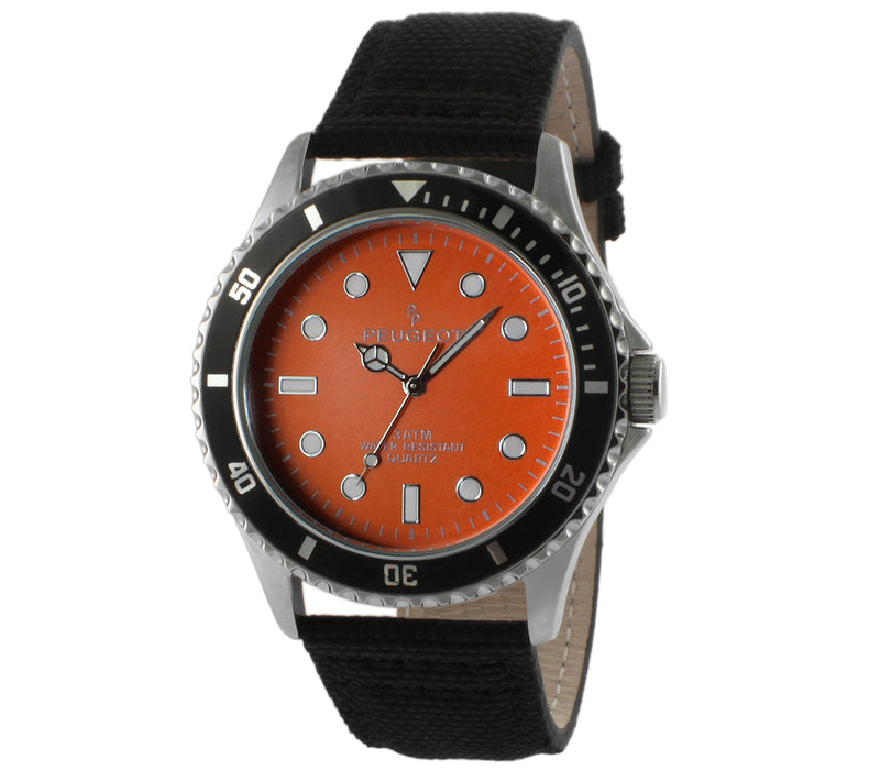 Peugeot Men's Sport Watch with Canvas Band — View 9