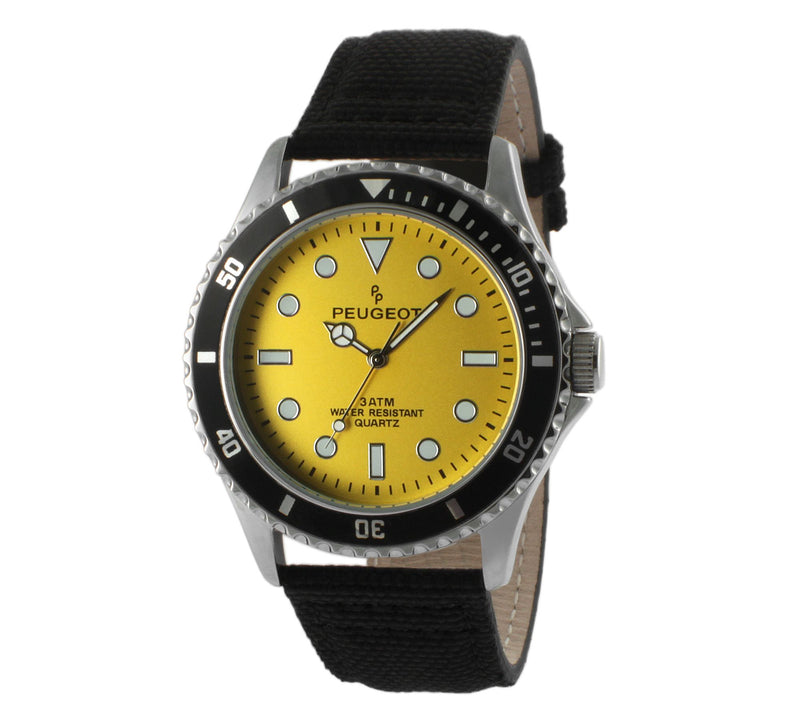 Peugeot Men's Sport Watch with Canvas Band — View 11