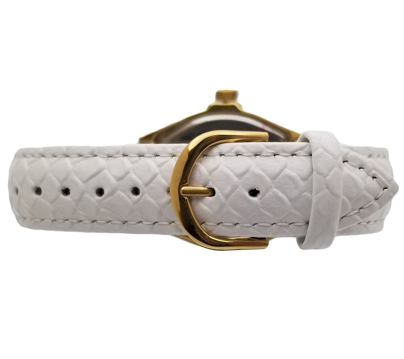 Peugeot Women's Crystal Bezel Watch with Leather Strap — View 6