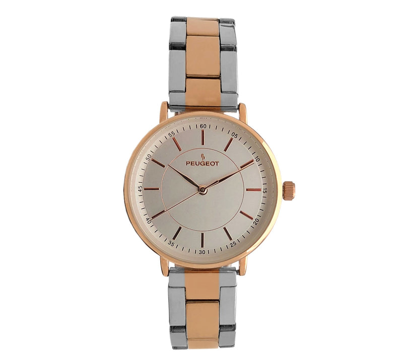 Peugeot Woman's Two-Tone Bracelet Watch — Main view