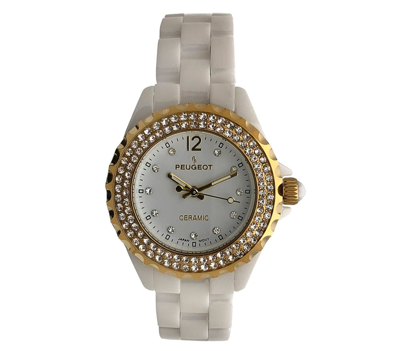 Peugeot Women's Crystal Ceramic Watch — View 5