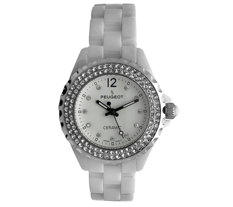 Peugeot Women's Crystal Ceramic Watch — Main view