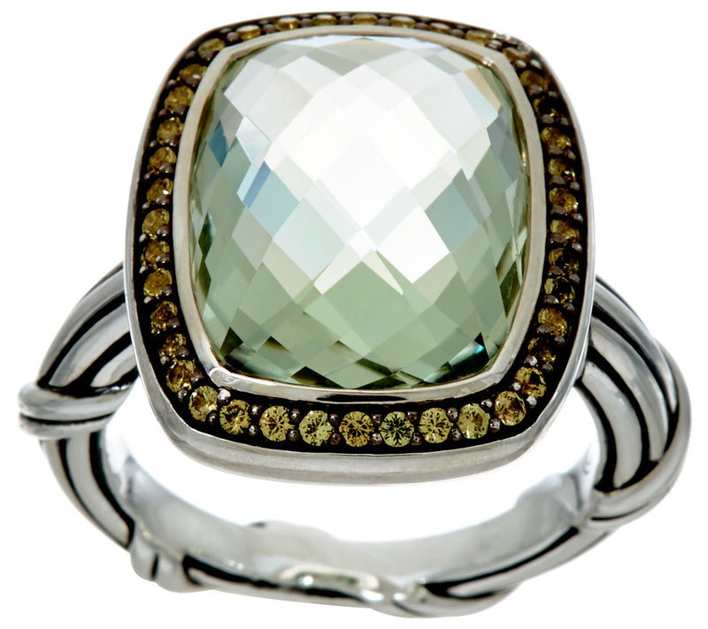 Peter Thomas Roth Sterling 7.80 ct Prasiolite Cocktail Ring — Main view