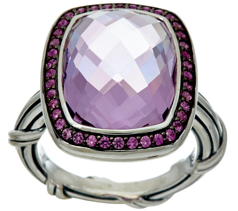 Peter Thomas Roth Sterling 7.70 ct Amethyst Cocktail Ring — Main view