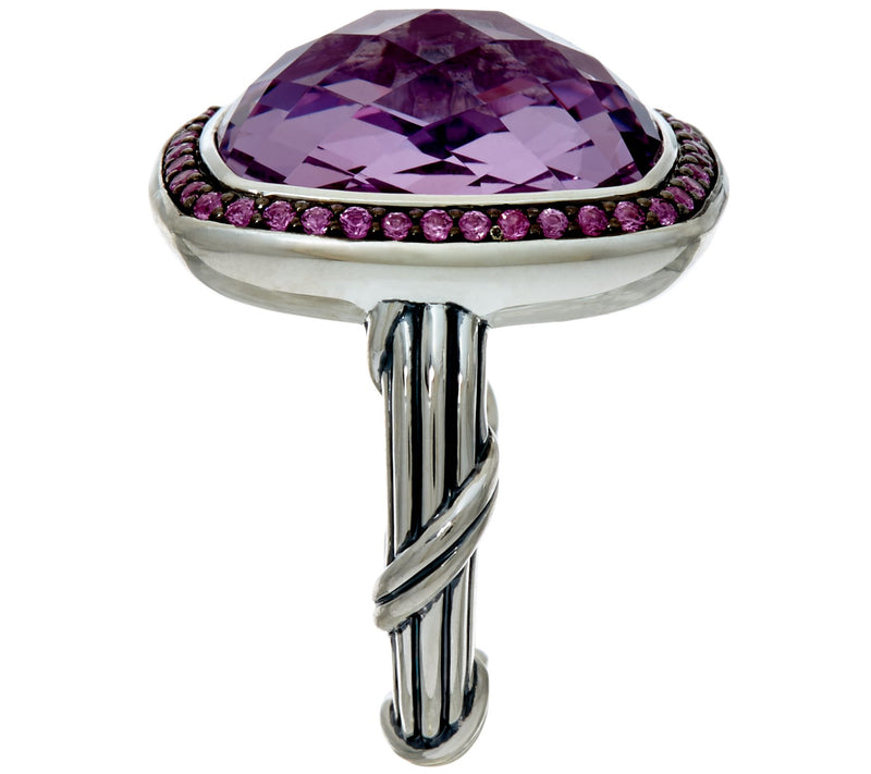 Peter Thomas Roth Sterling 7.70 ct Amethyst Cocktail Ring — View 2