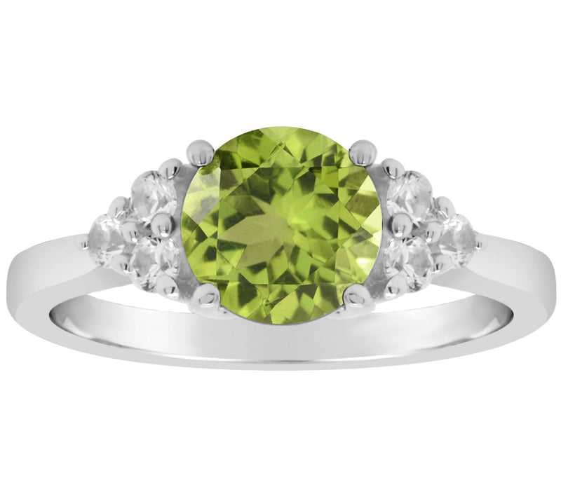 Affinity Gems Round Gemstone or Cultured PearlRing, Sterling — View 11