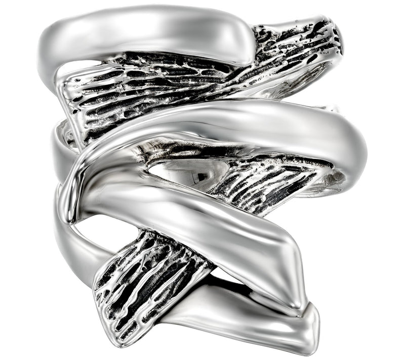 Hagit Sterling Organic Bypass Ring — View 3