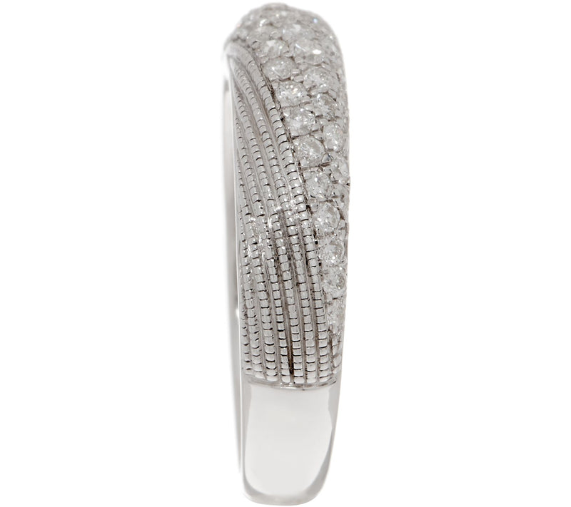 Affinity 1/2 cttw Diamond Band Ring, Sterling — View 2