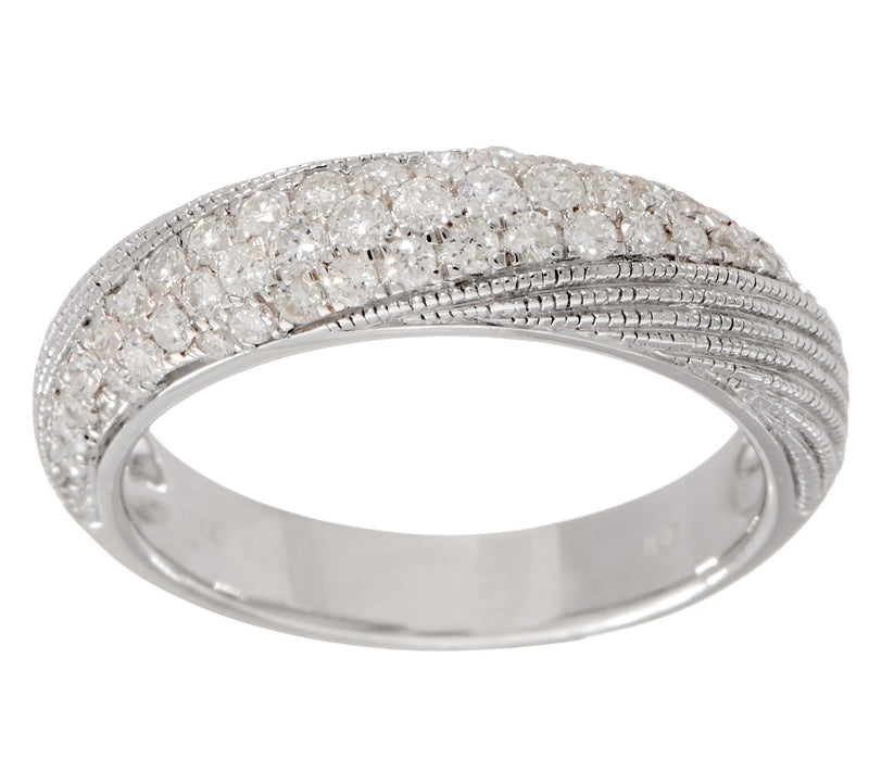 Affinity 1/2 cttw Diamond Band Ring, Sterling — Main view