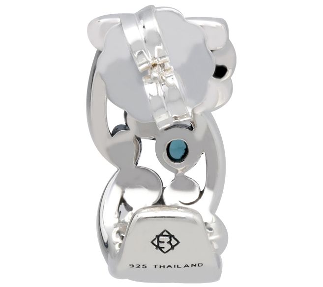 Elyse Ryan Sterling & London Blue Topaz Earrings — View 3