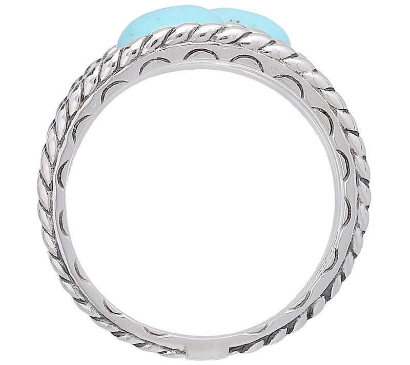 Elyse Ryan Sterling Turquoise Ring — View 2