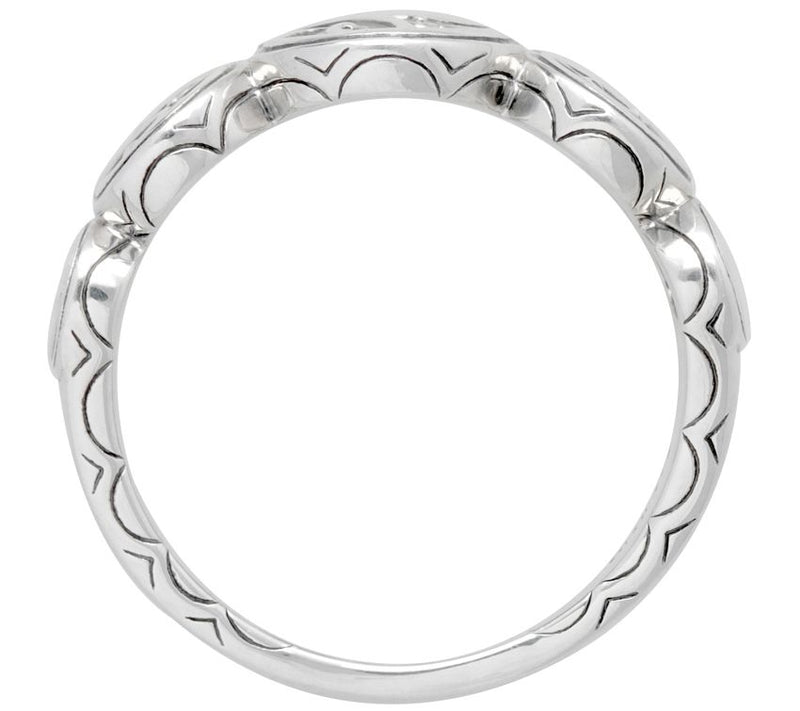Elyse Ryan Sterling Scroll Ring — View 2