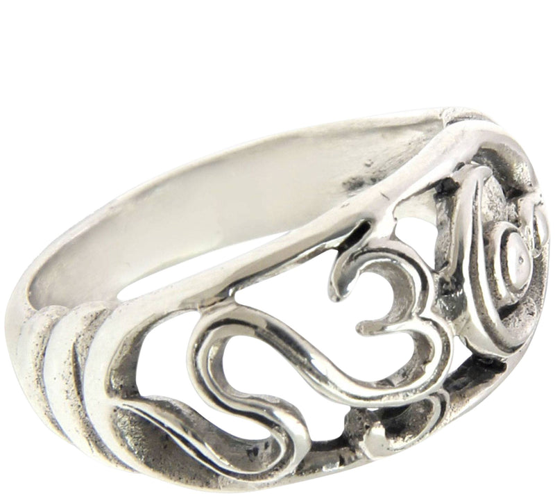 Novica Artisan Crafted Sterling Openwork Band Ring — Main view