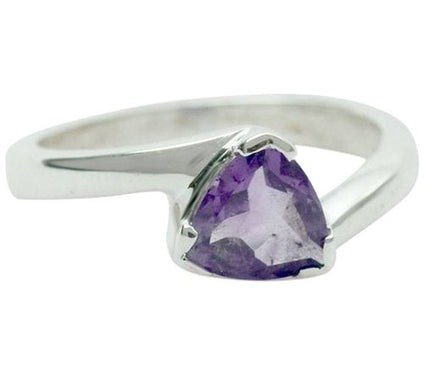 Novica Artisan Crafted Sterling 1.50 ct Ame thyst Ring