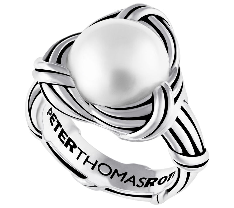 Peter Thomas Roth Sterling White Cultured PearlLove Knot Ring — Main view