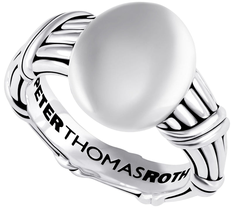 Peter Thomas Roth Sterling Amulet Oval Signet Ring — Main view