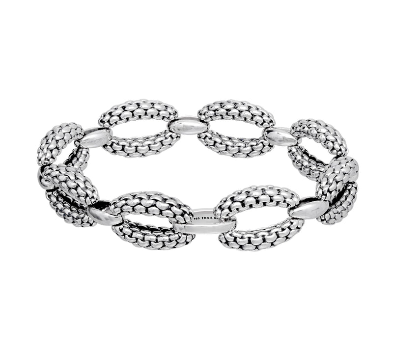 Tiffany Kay Studio Sterling Purl Knit Link Brac elet — View 2