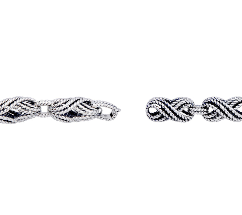 Tiffany Kay Studio Sterling Eyelit Link B racel et, 46.5g — View 3