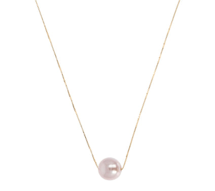 EternaGold Cultured Pearl Adjustable Neckl ace, 14K Gold