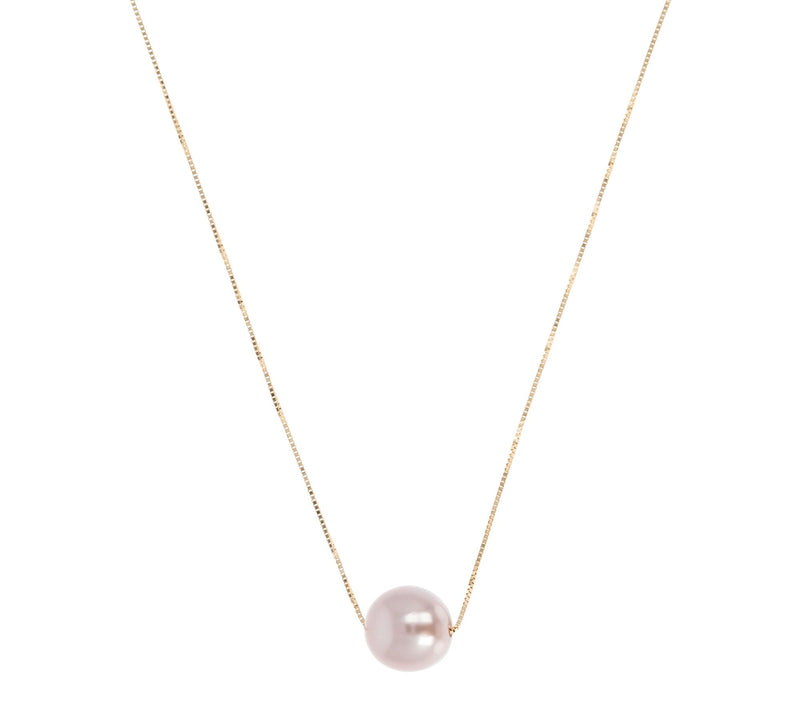 EternaGold Cultured Pearl Adjustable Neckl ace, 14K Gold — Main view