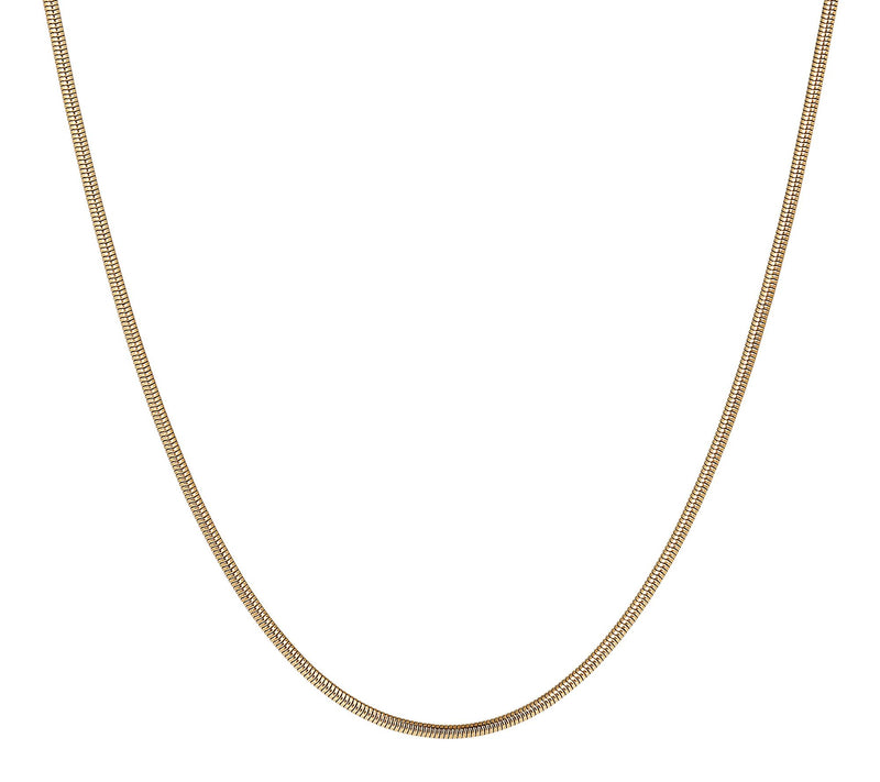 Steel by Design 18" Polished Snake Chain Necklace — Main view