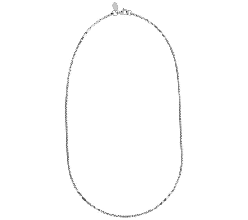 Steel by Design 18" Polished Snake Chain Necklace — View 8