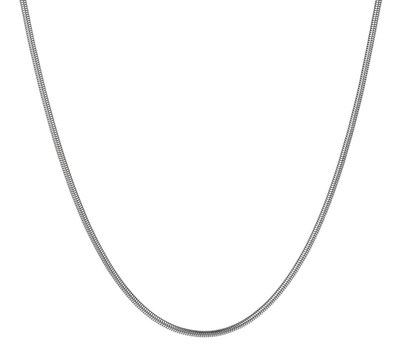 Steel by Design 18" Polished Snake Chain Necklace — View 7