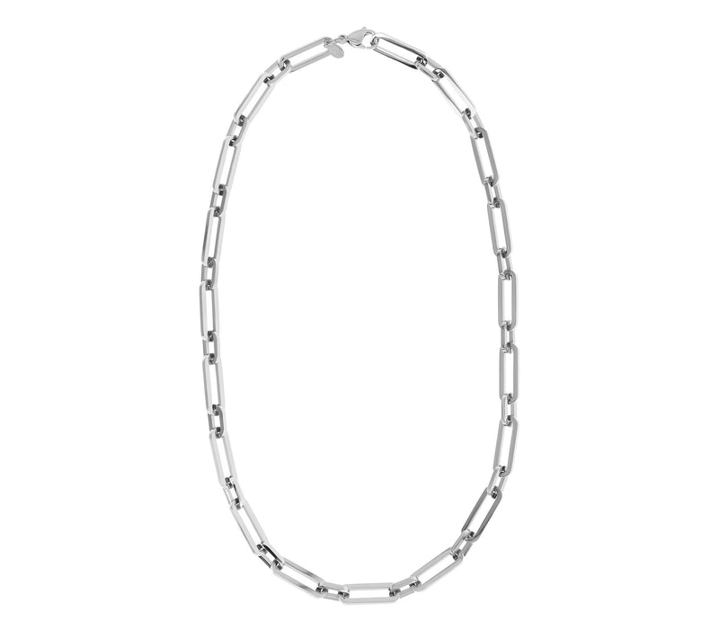 Steel by Design 22" Paperclip Link Necklace — View 6