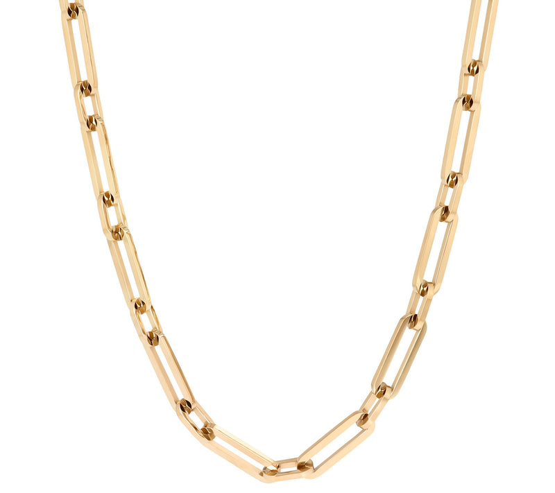 Steel by Design 22" Paperclip Link Necklace — View 3