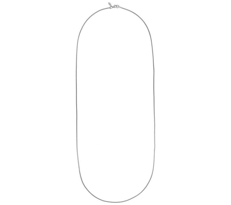 Steel by Design 36" Polished Snake Chain Necklae — View 8