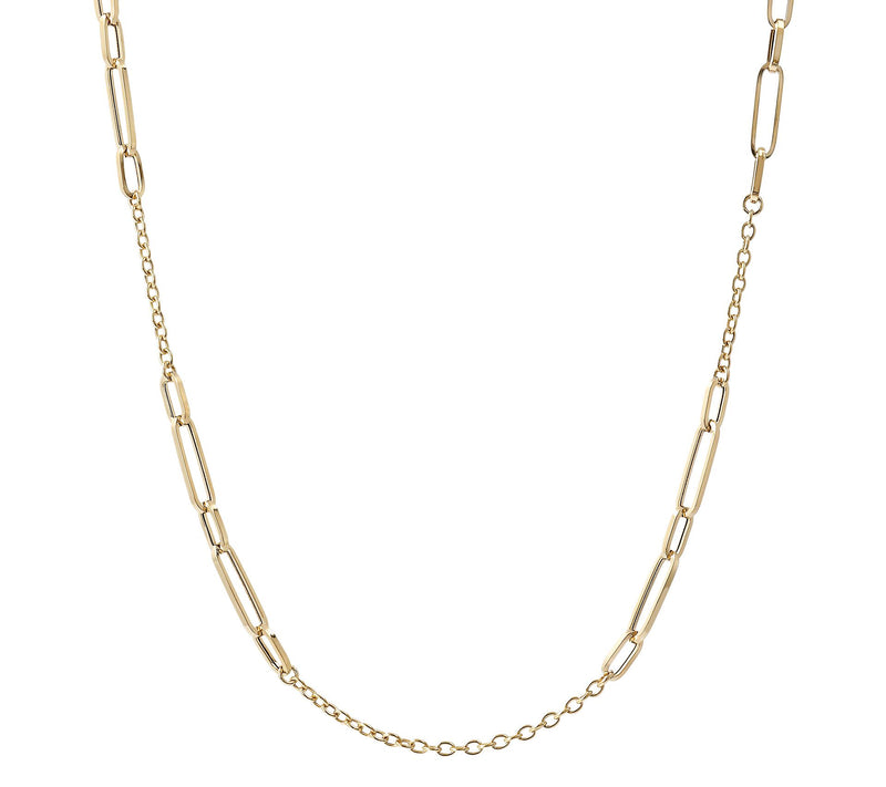 EternaGold 20" Paperclip Link Necklace, 14K Gol d 3.6g — Main view
