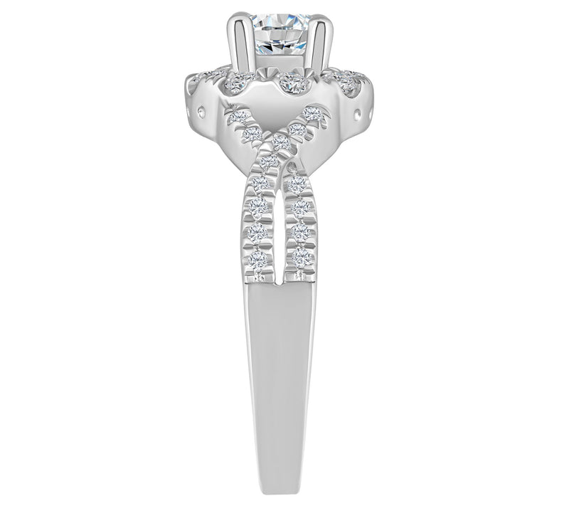 Affinity 0.85 cttw Diamond Engagement Ri ng, 14K Gold — View 7