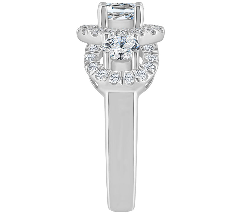 Affinity 2.00 cttw Diamond Engagement Rin g, 14K Gold — View 7