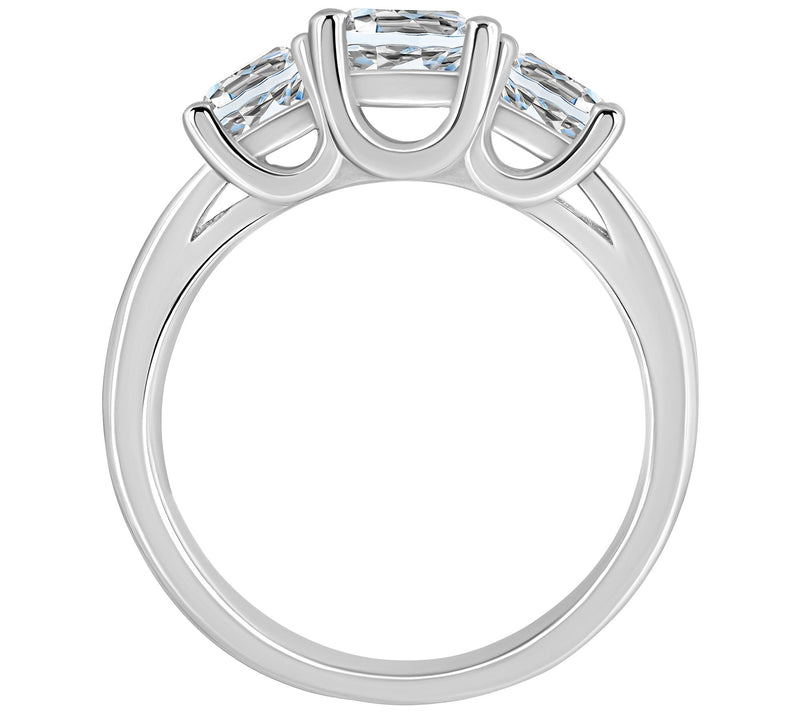 Affinity 1.55 cttw Diamond 3-Stone Ring, 14K Go ld — View 6