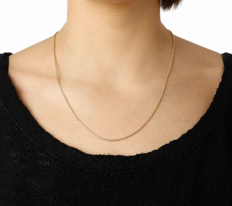 Italian Silver 22" Adjustable Rope Chain Neckla ce, 3.8g — View 9