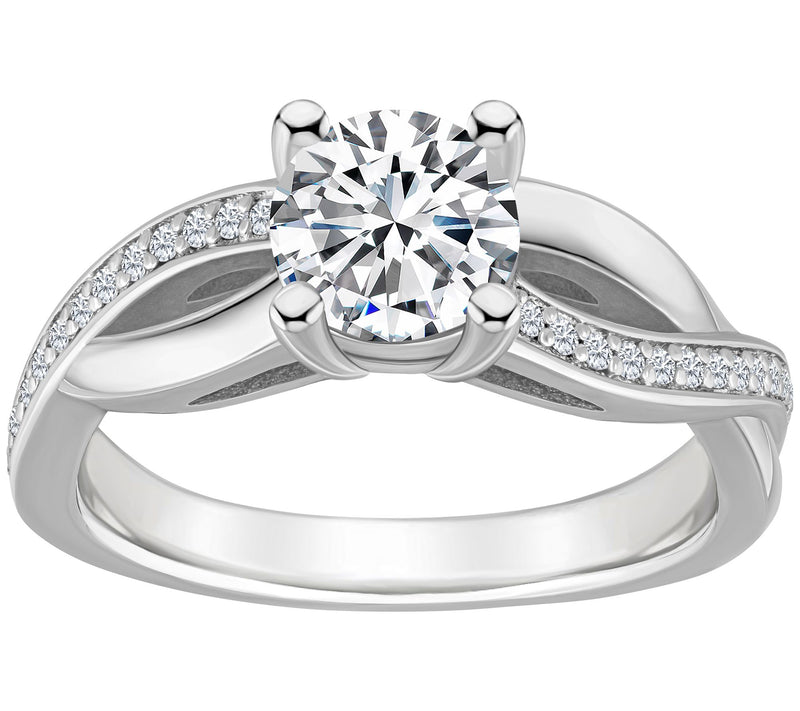 Affinity 1.05 cttw Diamond Engagement Ri ng, 14K Gold — Main view