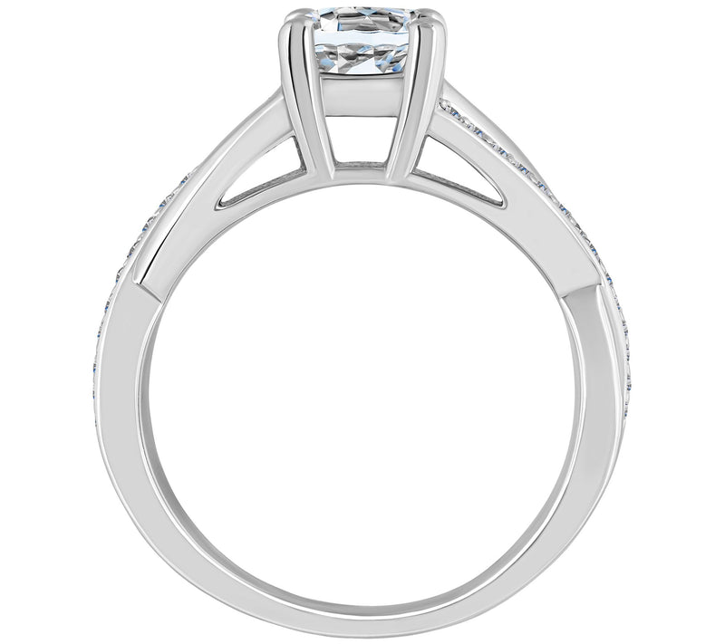 Affinity 1.05 cttw Diamond Engagement Ri ng, 14K Gold — View 6
