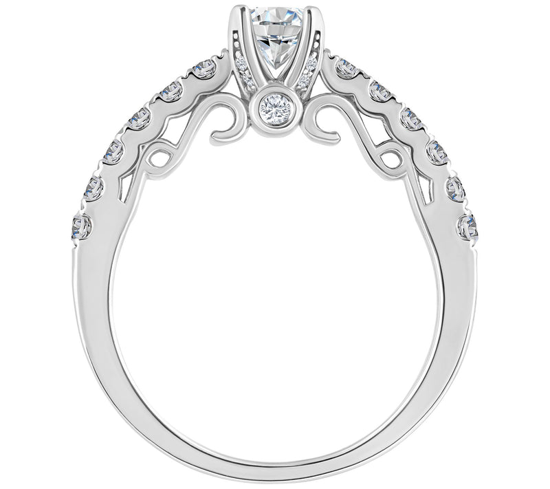 Affinity 0.80 cttw Diamond Engagement Ring, 14K Gold — View 6