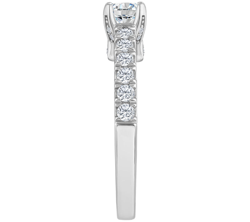 Affinity 0.80 cttw Diamond Engagement Ring, 14K Gold — View 7