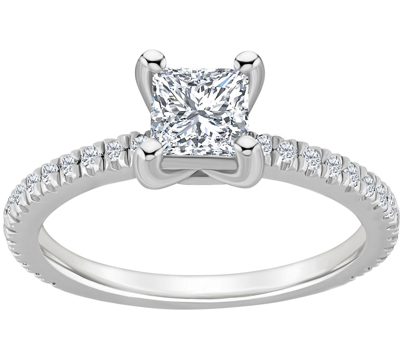 Affinity 1.00 cttw Diamond Engagement Ri ng, 14K Gold — View 3