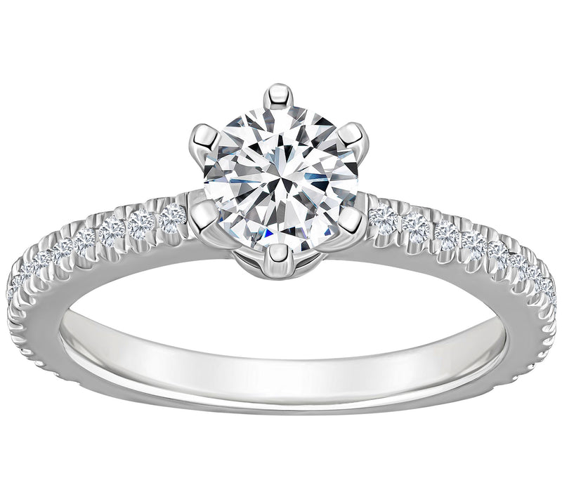 Affinity 1.00 cttw Diamond Engagement Ring, 14K — View 3