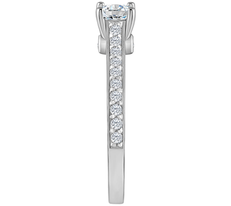 Affinity 0.70 cttw Diamond Engagement R ing, 14K Gold — View 7