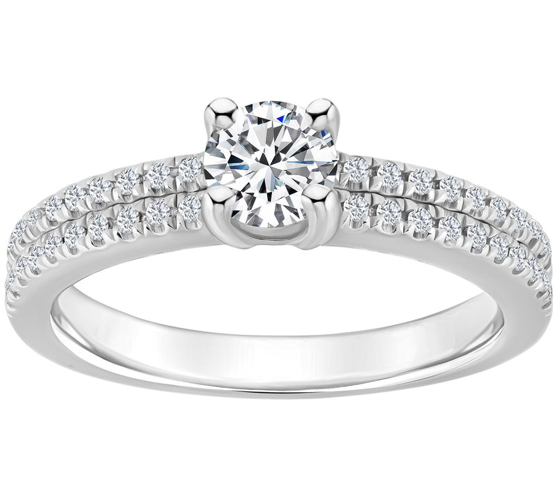 Affinity 0.75 cttw Diamond Engagement R ing, 14K Gold — Main view